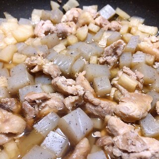 鶏肉と大根とこんにゃくの煮物